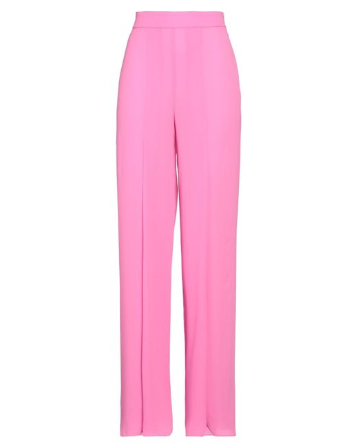 Hanita Pink Pants Polyester