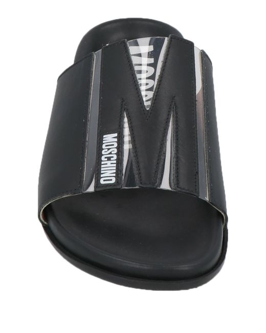 Moschino Black Sandals