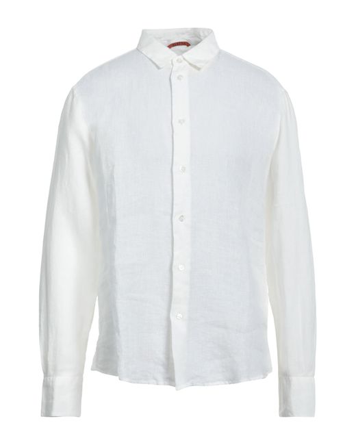 Barena White Ivory Shirt Linen for men