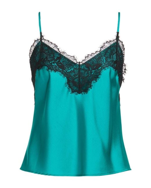 Pinko Blue Top Polyester, Polyamide