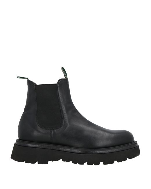 Green George Black George Ankle Boots Leather for men