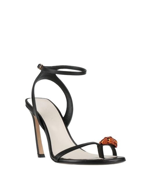 Lanvin Black Thong Sandal