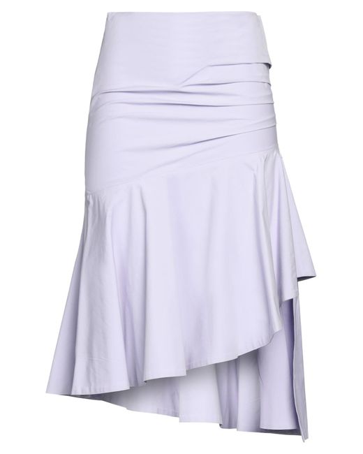 Trussardi Purple Midi Skirt
