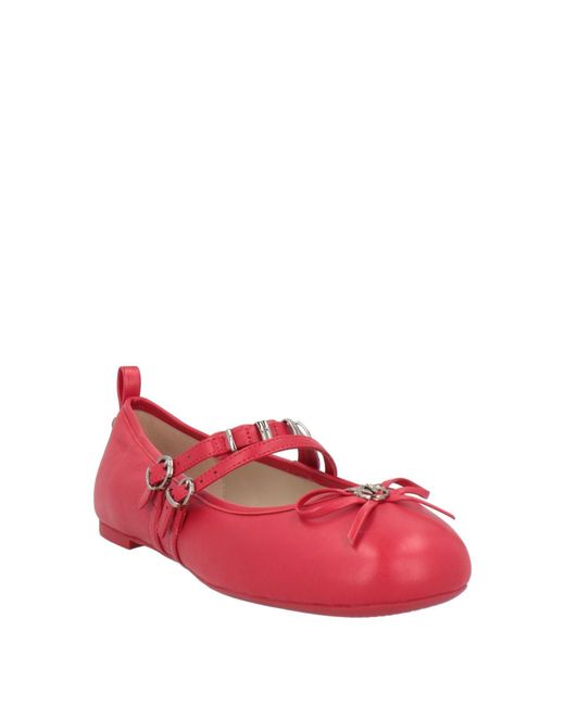 Pinko Red Ballet Flats