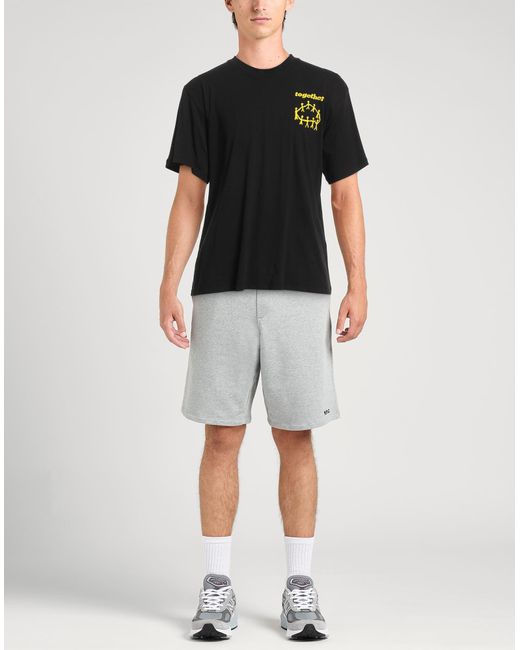 Sandro Black T-Shirt Cotton for men