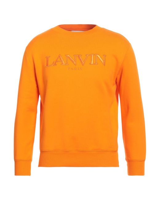 Felpa di Lanvin in Orange da Uomo