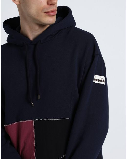 Diadora Blue Sweatshirt for men