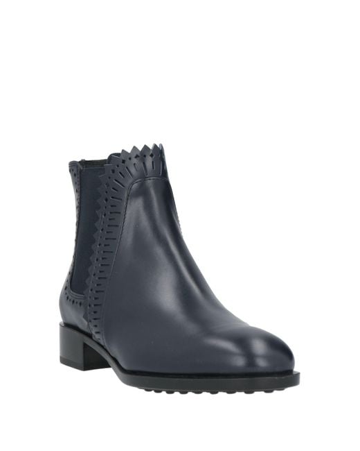 Tod's Blue Stiefelette