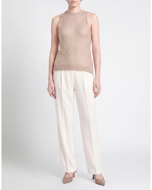 Pullover Roberto Collina de color Natural