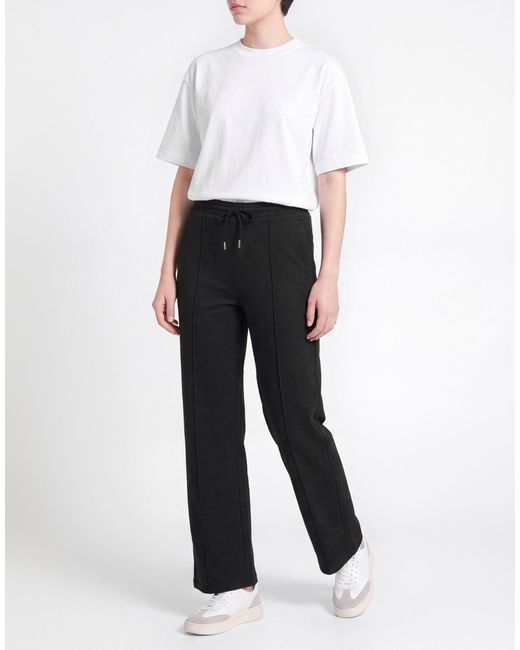 Theory Black Charcoal Pants Viscose, Elastane, Polyamide