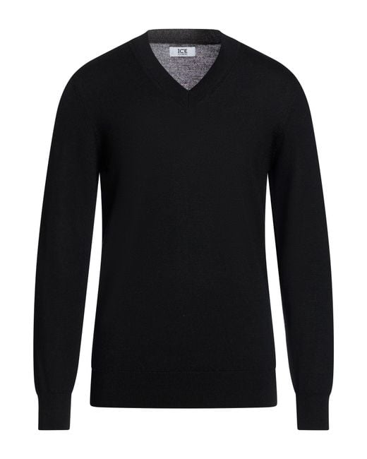 Pullover Ice Iceberg de hombre de color Black