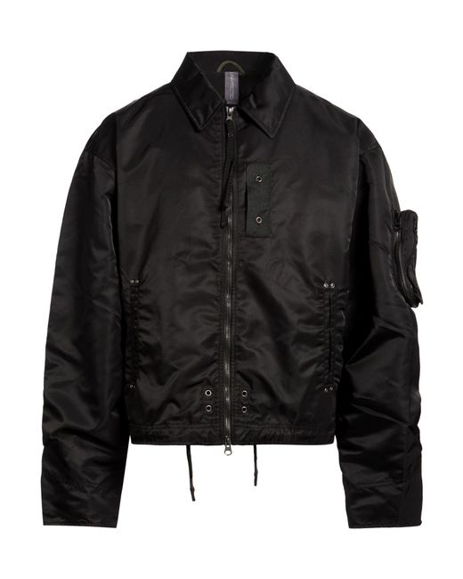 UNAFFECTED Black Jacket Nylon for men
