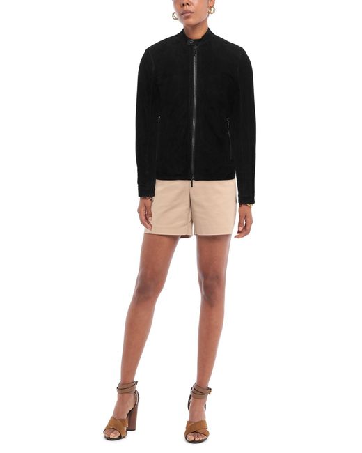 Moorer Black Jacket Soft Leather for men
