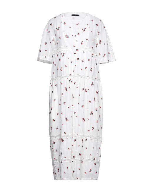 High White Midi Dress