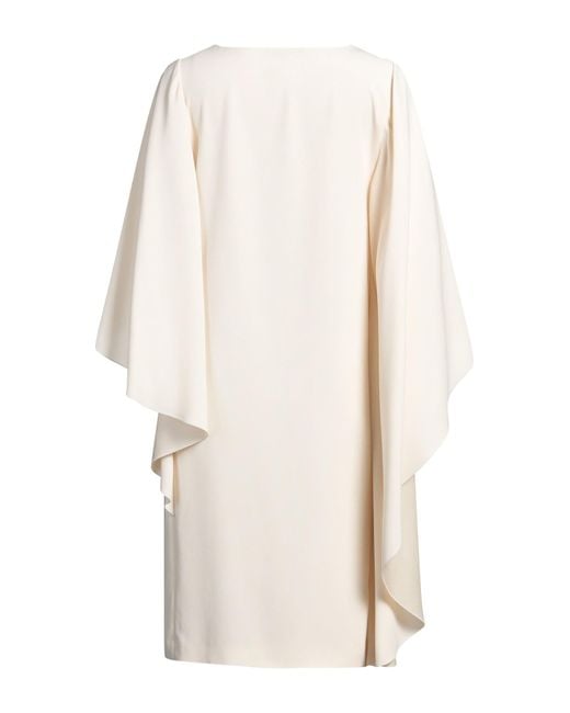 Alberta Ferretti Natural Mini Dress