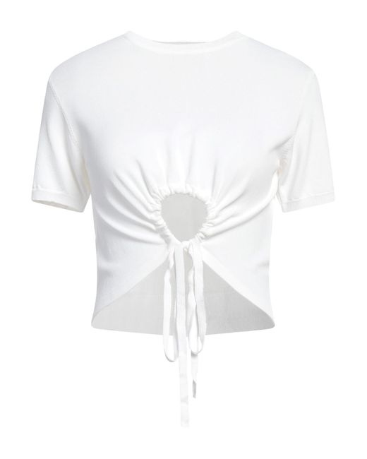 Kaos White Top Viscose, Polyamide