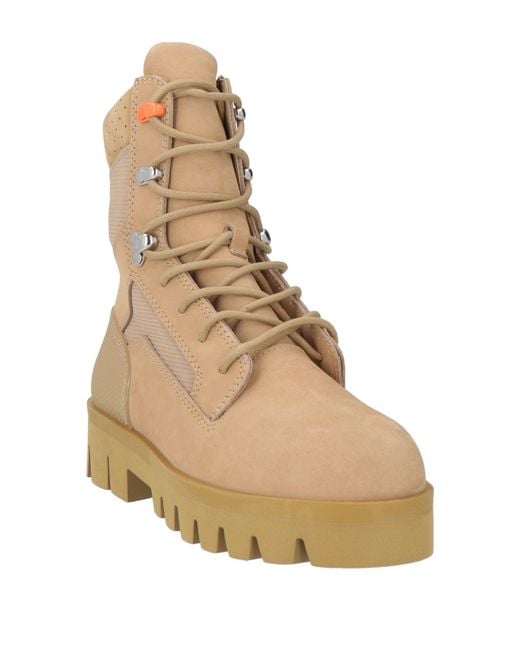 Heron Preston Natural Ankle Boots