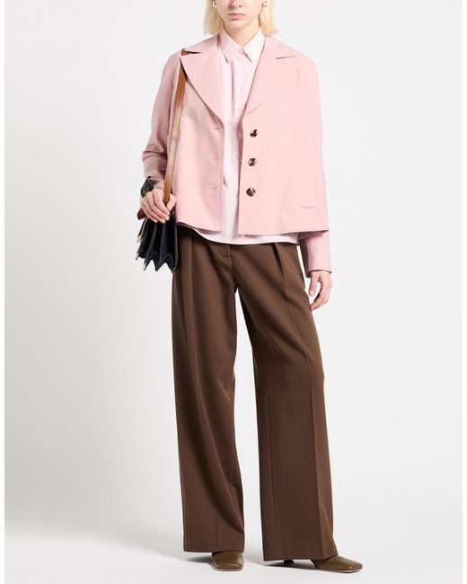 Marni Pink Blazer Polyester, Virgin Wool, Elastane
