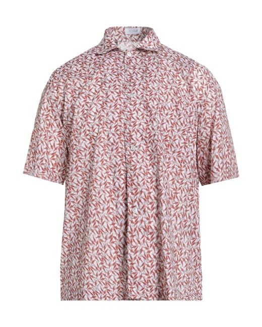 De Petrillo Pink Shirts for men