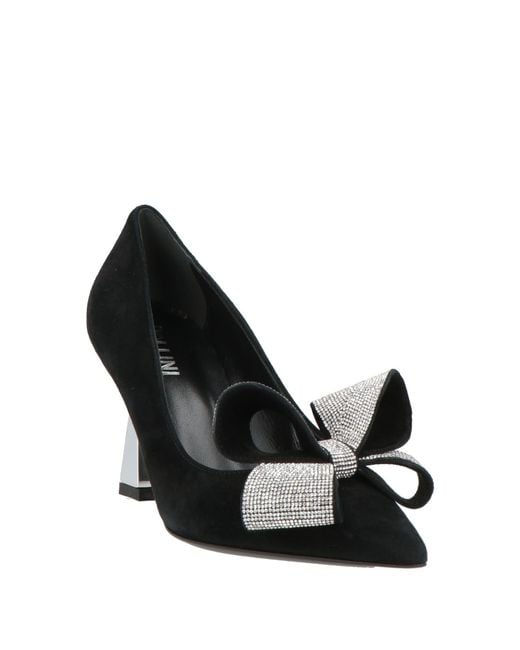 Pollini Black Pumps Leather