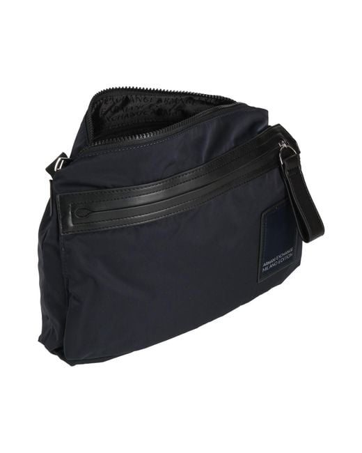 ARMANI EXCHANGE Blue Cross-Body Bag Polyester for men