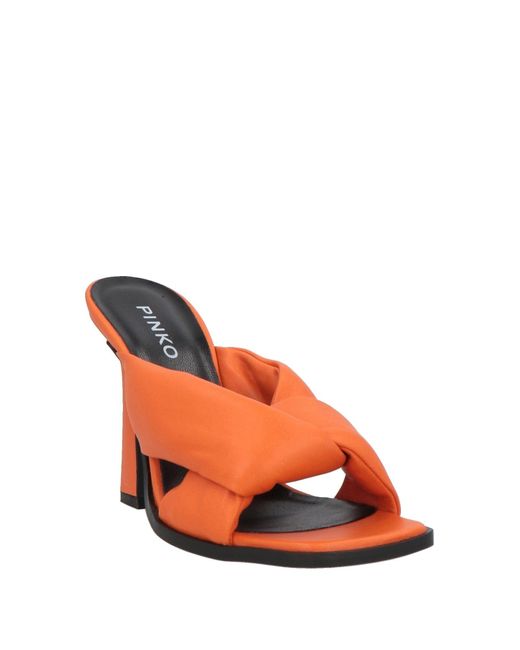 Pinko Orange Sandals