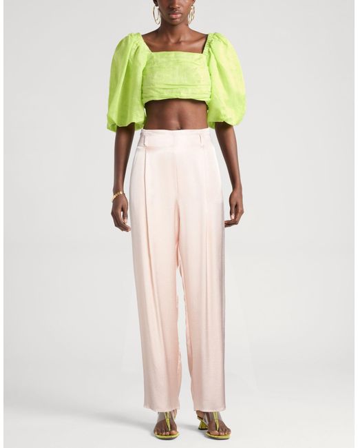 Pennyblack Pink Pants Viscose, Polyester, Elastane
