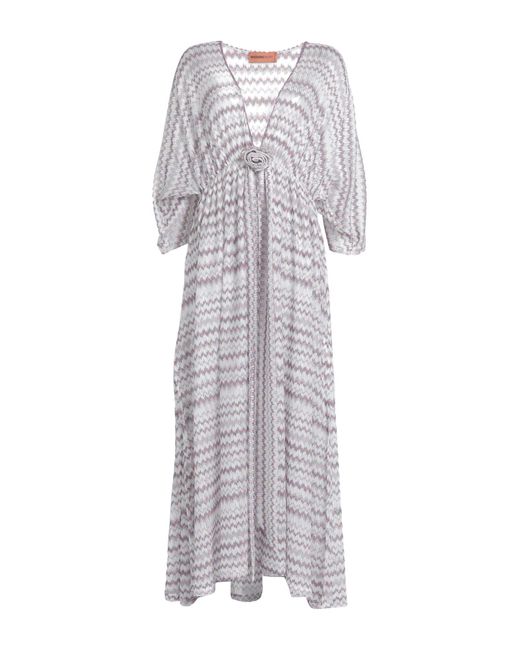 Missoni White Cover-Up Polyester, Polyamide