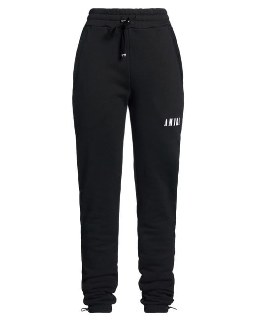 Amiri Black Pants Cotton