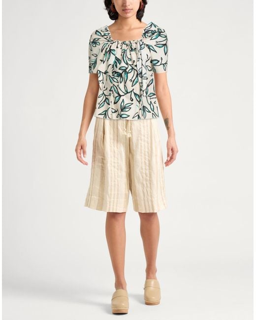Hache Blue Top Cotton