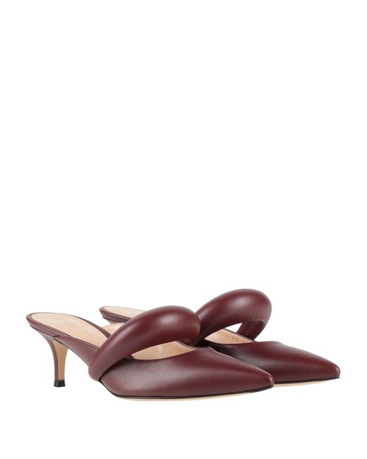 Gianvito Rossi Brown Mules & Clogs Leather