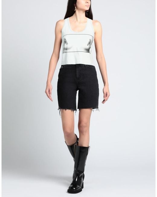 Aries White Tank Top Cotton