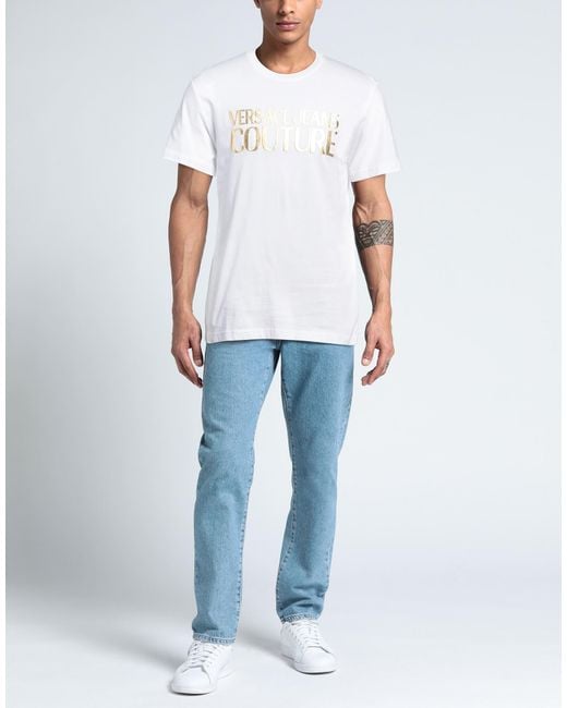 Versace Jeans Couture White T-shirt for men