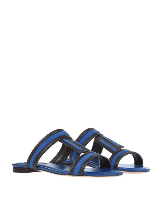 Tod's Blue Sandals