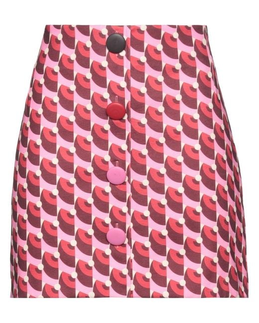 Maliparmi Red Mini Skirt