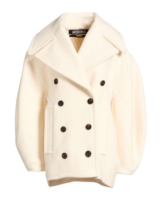 Jacquemus Natural Coat Virgin Wool