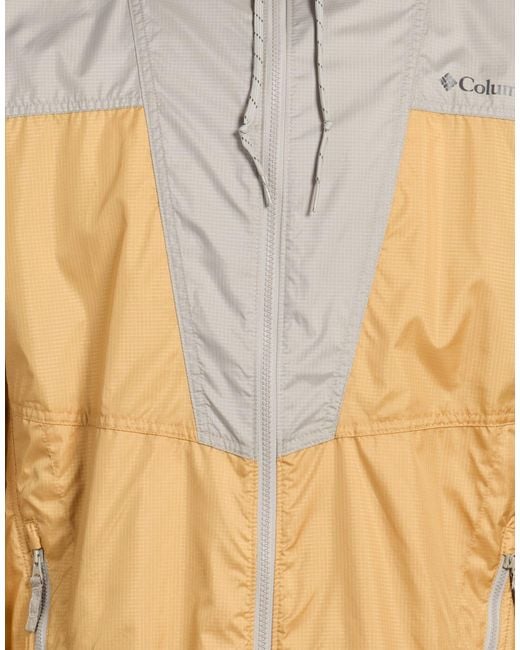 Columbia Natural Camel Jacket Polyester for men