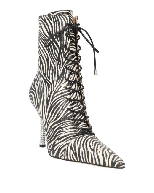 Mach & Mach White Stiefelette
