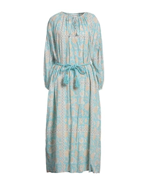 Antik Batik Blue Sky Maxi Dress Cotton