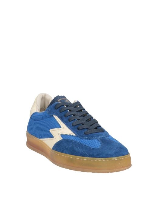 Moaconcept Blue Sneakers Leather for men