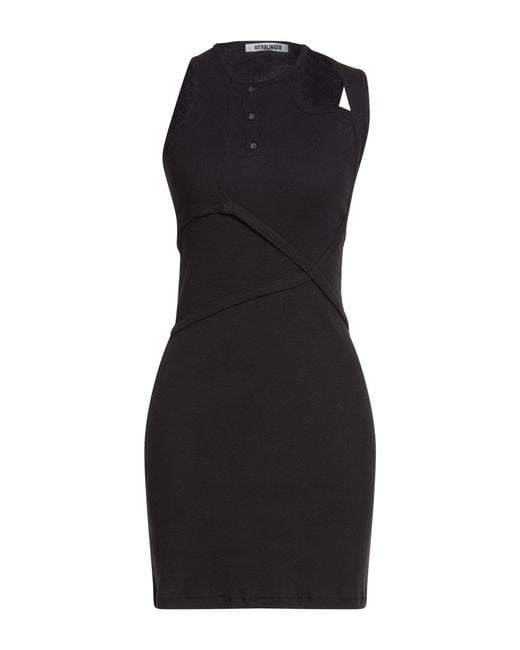 OTTOLINGER Black Mini Dress Organic Cotton, Elastane