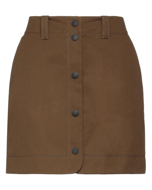 MSGM Brown Mini Skirt