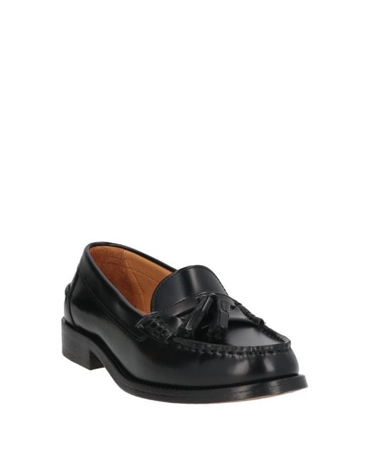 Alohas Black Loafers Leather