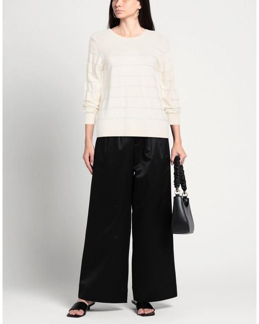 Purotatto White Cream Sweater Silk, Cashmere