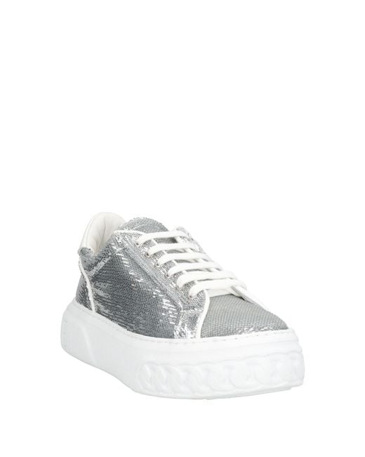Casadei White Sneakers Leather