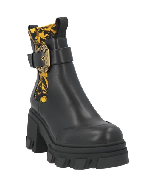 Versace Jeans Couture Black Ankle Boots