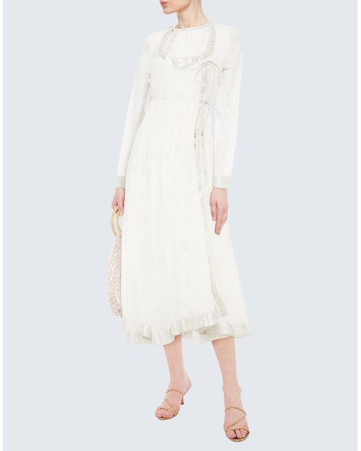 Etro White Maxi Dress