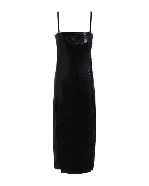 POSTER GIRL Black Midi Dress Aluminum