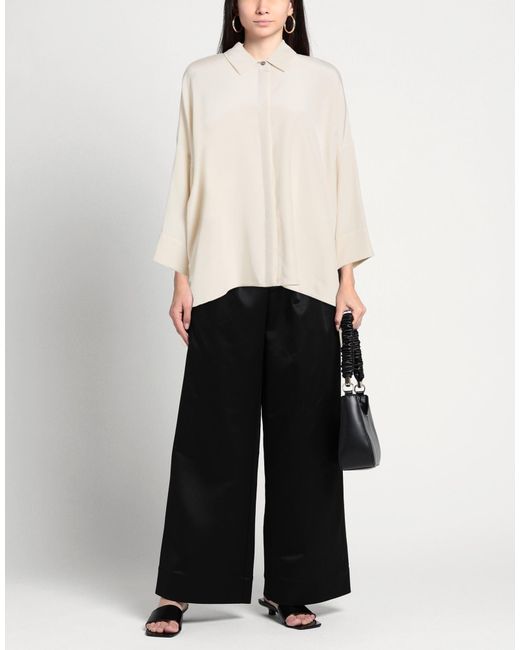 Max Mara White Shirt Silk, Elastane