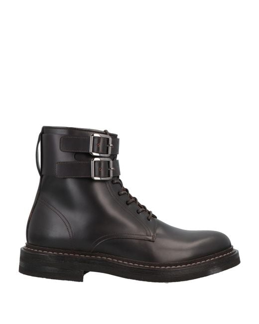 Brunello Cucinelli Black Ankle Boots for men